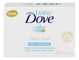 Jabón Tocador Dove Baby Humectación Enriquecida 90g 3 Pack*