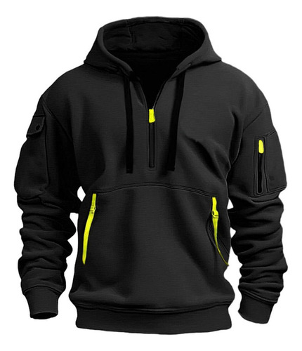 Sudadera De Hombre Con MĂșltiples Bolsillos Hombre