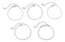 Comprar 5x Pulseras De Oro Para Mujer Cadena Ajustable Pulseras