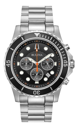 Reloj Clásico Para Hombre Bulova 98b326, 100m, 44mm