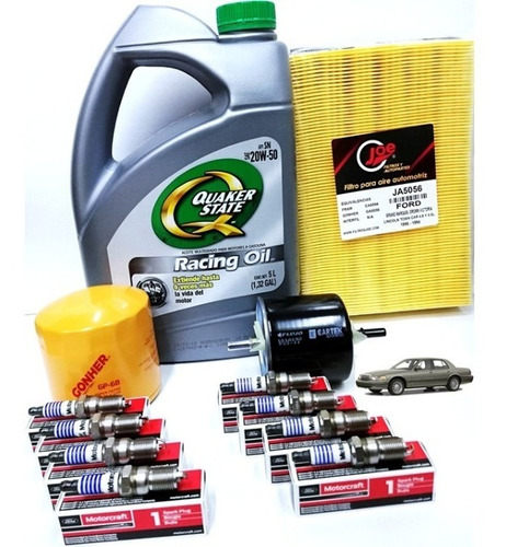 Kit Cambio De Aceite Ford Grand Marquis 4.6l 1994 Quaker