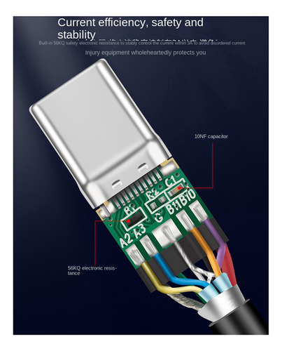 2 Cables Usb3.2 De 10 Gbps Tipo C De Usb A A Tipo C 3.2 Para