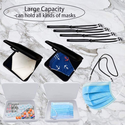 Estuche Para Guardar Tapabocas Y Cordon Para Colgarlo