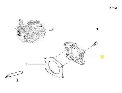 Reten Bancada Cigueñal Ford Ranger 3.0 Mwm Original