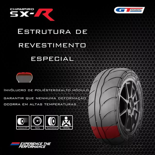 Kit 04 Pneus Gt Radial 245/40 R17 91w Champiro Semi-slick
