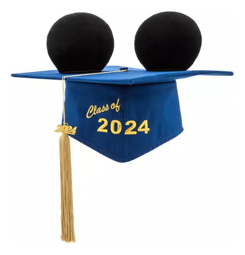 Disney Mickey Mouse Gorro De Graduacion Con Orejas 2024