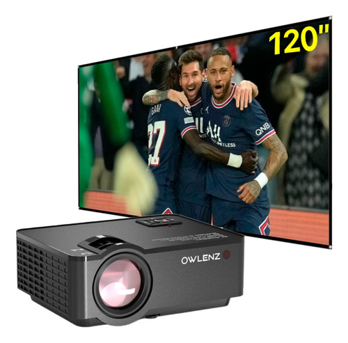 Proyector Sd150 Multimedia Owlenz 1080p + Ecran 120 Pulgadas