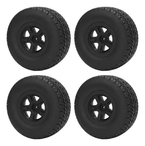 Rueda Rc, 4 Unidades, Neumáticos De 110 Mm, Neumático De Gom