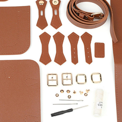 Kit Para Hacer Bolsos De Piel Hechos A Mano Para Marrón