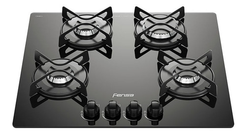 Encimera A Gas Fensa 4 Platos F Gc60v A