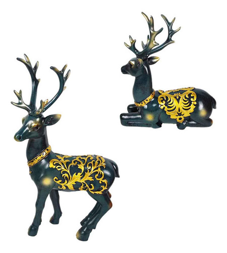 2 Piezas De Figuras De Renos, Manualidades, Arte Para