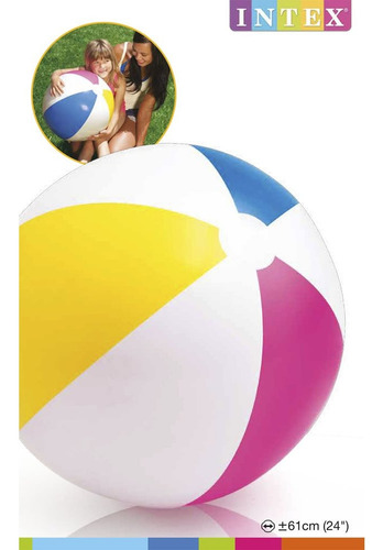 Pelota Inflable Intex Para Niños Colores Variados