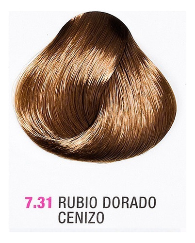 Tinte Profesional Kolor Shot® Con Peróxido Tono 7.31 RUBIO DORADO CENIZO