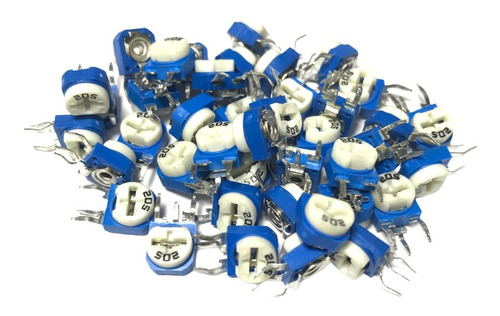 20 Unidades Preset 100k 100000 Ohms 104 Vertical Trimpot