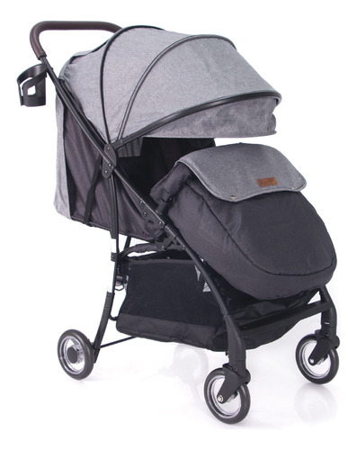 Coche De Paseo Ebaby Respaldar Reclinable Booz Gris