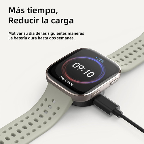 Amazfit Bip 6 Reloj Inteligente De 46 Mm, Batería De 14 Días, Visualización Amoled De 1.97 Pulgadas, Gps Y Mapas Gratuitos, Ai, Llamadas Y Texto Bluetooth, Rastreador De Salud, Fitness Y Sueño, Piedra