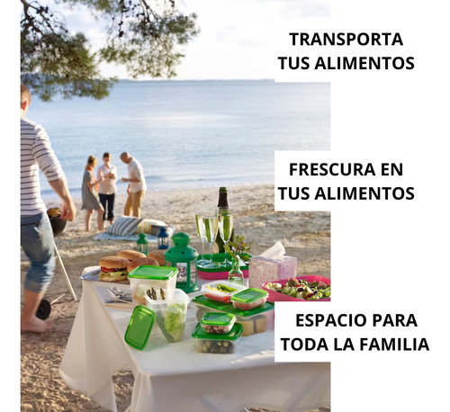Recipientes Transparentes Apilables - Set De 68 Piezas