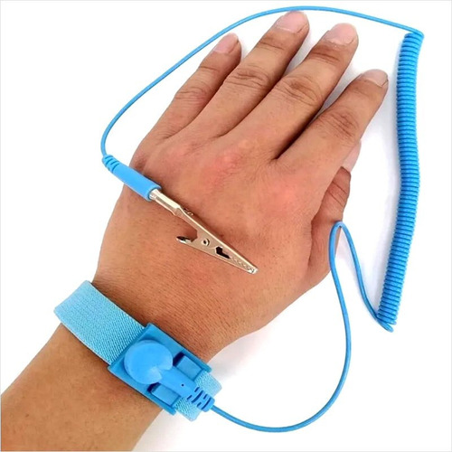 Pulsera Antiestática Con Cable Protección Evita Descargas!