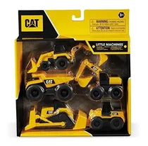 Comprar Juguete Set Mini Maquinas Construcción Caterpillar Amarillo