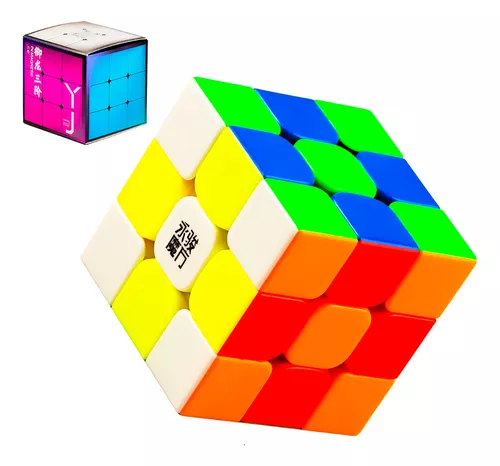 Cubo Mágico Magnético 3x3x3 Yulong V2 M Yj Stickerless em Promoção