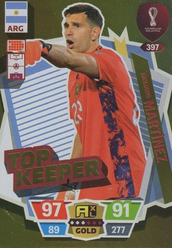 Adrenalyn Qatar 2022 - Carta T Keeper #397 Emiliano Martínez