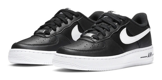 nike air force negros con blanco