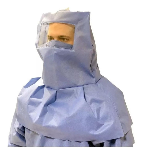 Capucha Sanitaria Con Visor De Acetato, 100% Proteccion