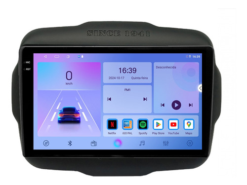 Central Multimidia Renegade 22/25 9p Android 2/64gb Carplay