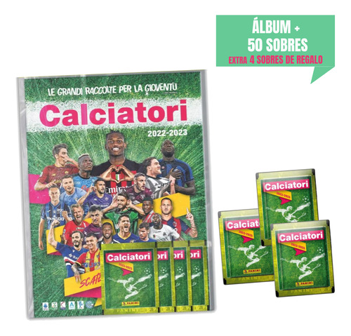 Imagen 1 de 1 de Pack Calciatori 2022-2023 (álbum + 50 Sobres)