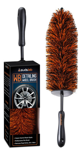 Cepillo De Limpza Ruedas Suds Lab Wb Con Cerdas Suaves Mango