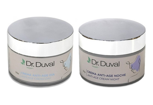 Kit Vegano Facial Crema Dia + Crema Noche Antiage Dr Duval