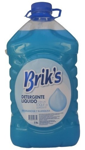 Pack 4 detergentes Briks celeste 5L