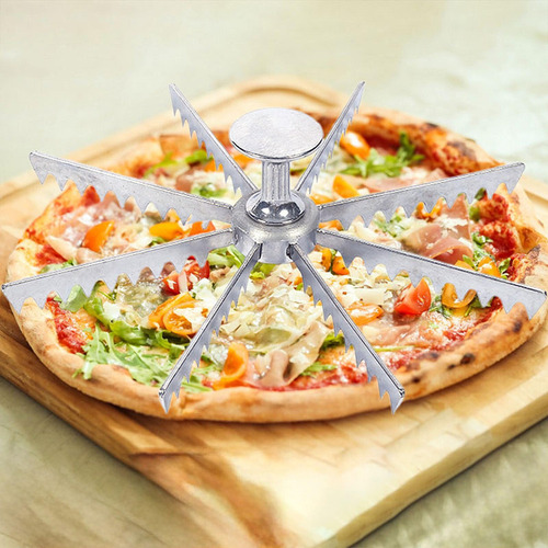 Divisor De Pastel De Pizza Con Asas, 8 Rebanadas