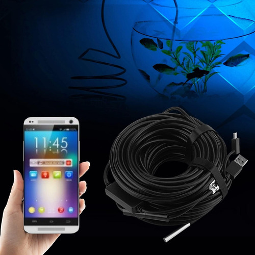 Cámara De Inspección De Serpiente Usb 3 En 1 Cámara De Del 8