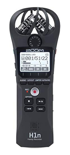 Grabadora Portátil Zoom H1n, Micrófonos Estéreo Integrados, 