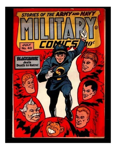 Libro: Military Comics #40: Golden Age Army And Navy