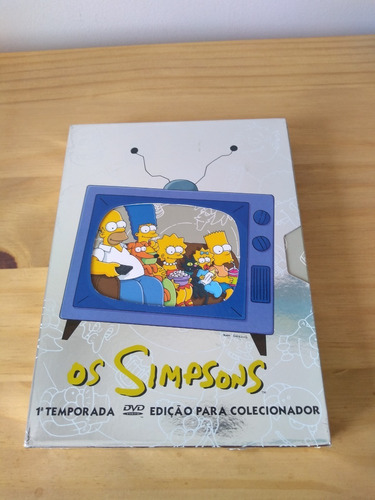 Dvd Os Simpsons - 1ª Temporada - Raro - 3 Discos