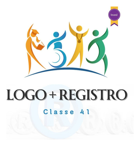 Logotipo + Registro Marca Mista Serviço No Inpi - Classe 41