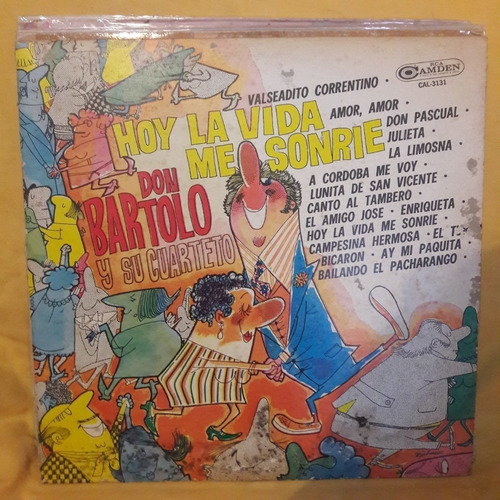 Vinilo Don Bartolo Y Su Cuarteto Hoy La Vida Me Sonrie C2