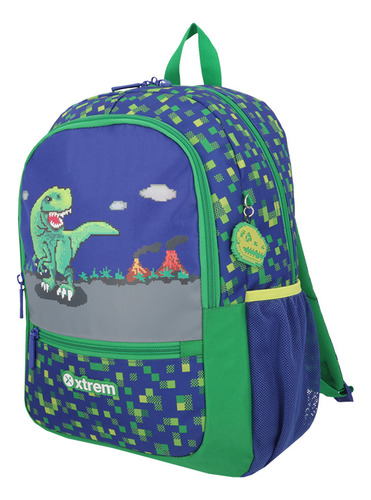 Mochila Xtrem Logan 5xt Blue Dino