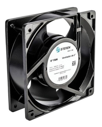 Ventilador Metalico Para Pc Steren Vn6-117m 117 Vca 18w 6in