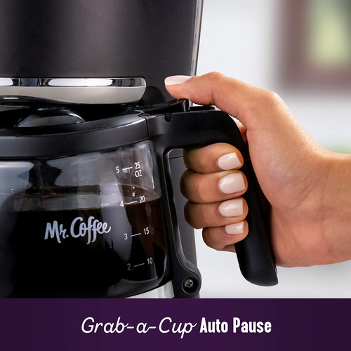 Cafetera Mr. Coffee, Jarra De Vidrio Programable Para 5 Taza