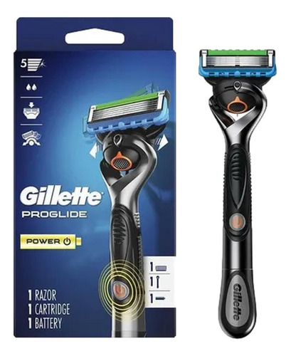 Gillette Proglide Power Aparelho Barbear Com 1 Recarga