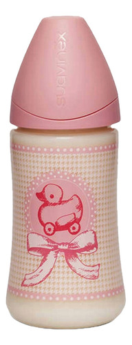 Set Biberon Mamila 9oz +chupon 0-6meses+clip 3pzas Suavinex Color Rosa Toys