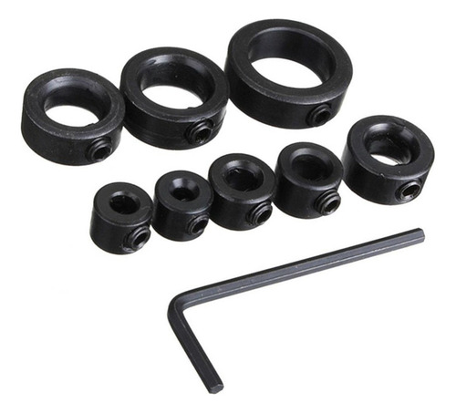 Ts 8 Piezas Profundidad De Taladro Topes Collares Anillo