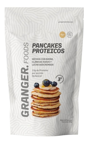 Pancakes Proteicos Vainilla Granger X 450 Gr 18 Pancakes 