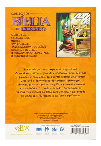 Clássicos Da Bíblia Em Quadrinhos: Daniel Na Cova Dos Leões