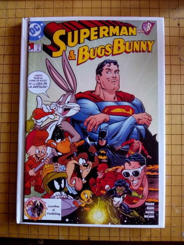 Libro Comic Superman Y Bugs Bunny Español Pasta Dura