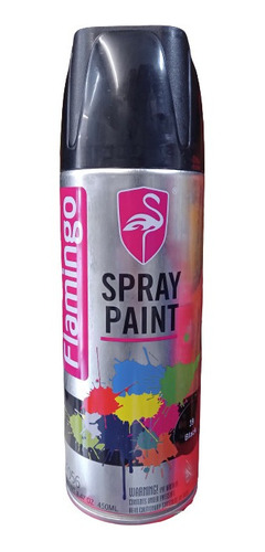 Pintura Spray Negro Mate Flamingo