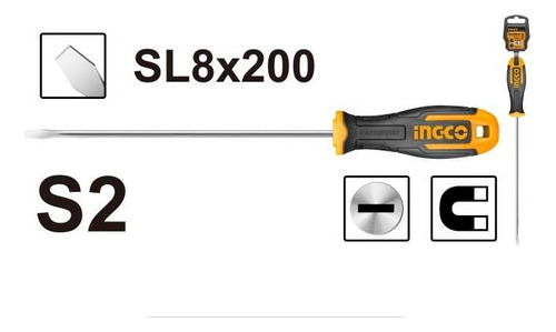 Destornillador  Imantado De Paleta S2  8x8x200mm